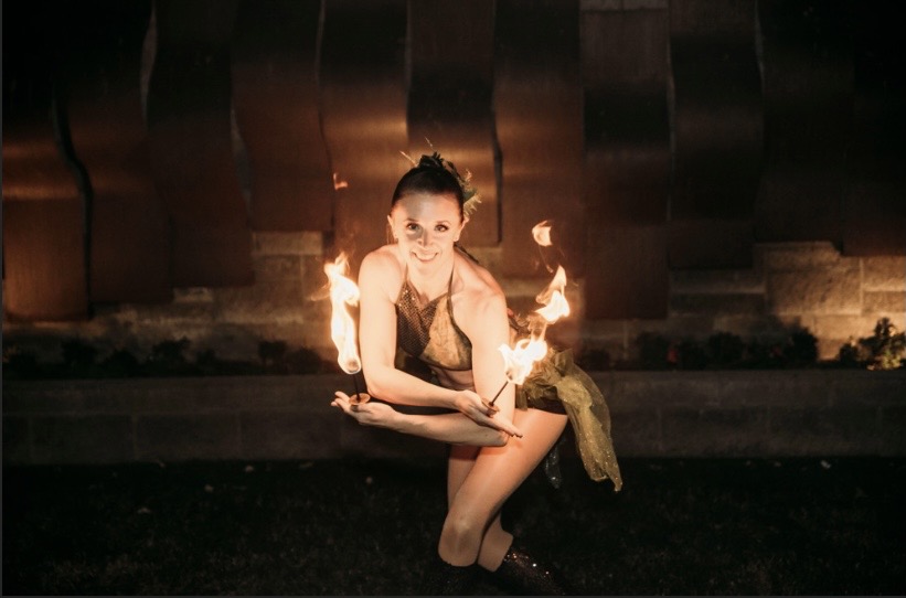 Jessica Packard Professional Fire Dancer